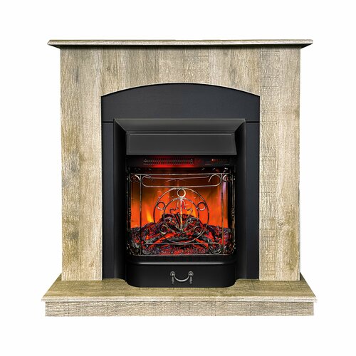 Электрокамин RealFlame MONA STD LO-F115 с очагом Majestic Lux Black (пульт)