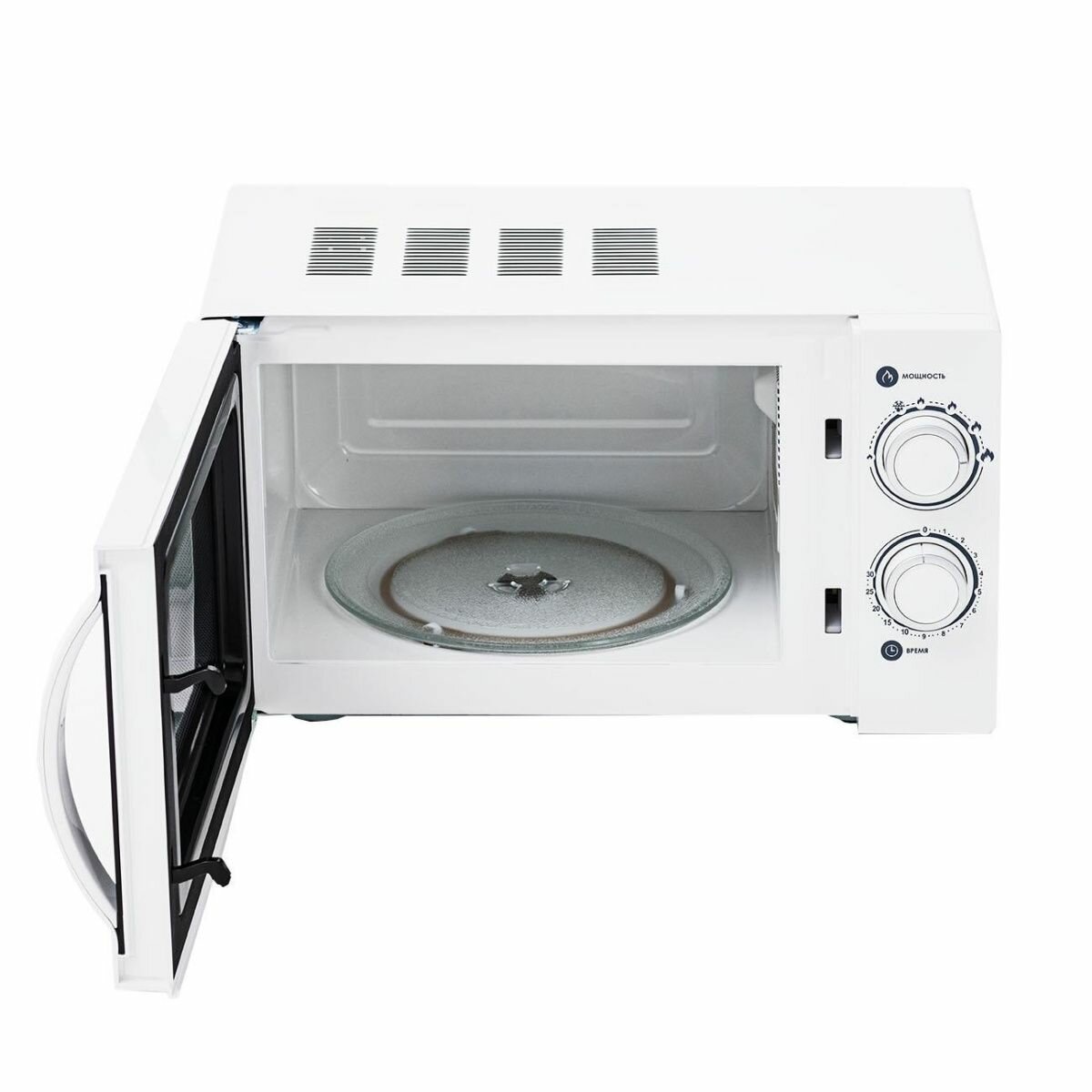 Микроволновая печь 20л СВЧ 700Вт VR M20HAW механическое управление, белая — фото 1