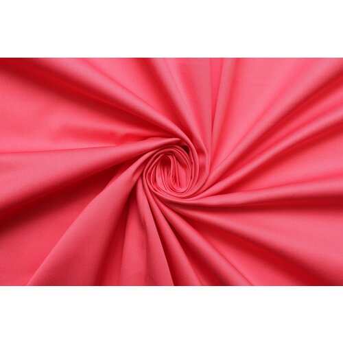 Ткань костюмная кораллово-розовая, 340 г/пм, ш152см, 0,5 м