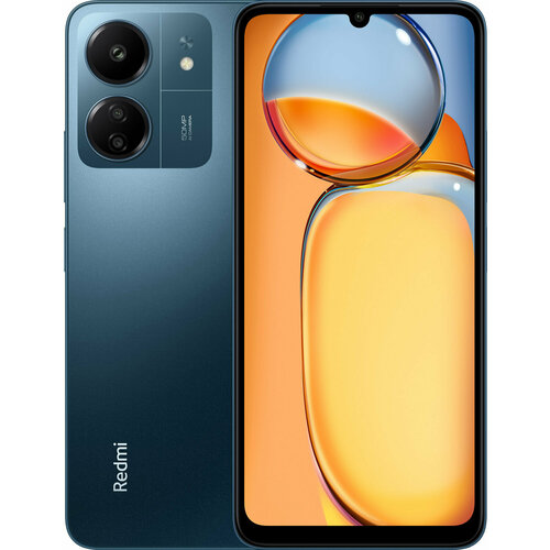 Смартфон Xiaomi Redmi 13C 8256 ГБ RU 2 nano SIM темно-синий 9600₽