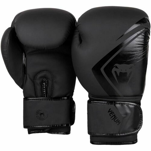 Боксерские перчатки тренировочные Venum Contender 2.0 - Black/Black (8 oz) боксерские перчатки тренировочные venum impact black black 12 oz