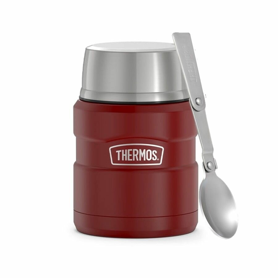 Термос из нерж. стали с ложкой тм THERMOS SK30000,47L