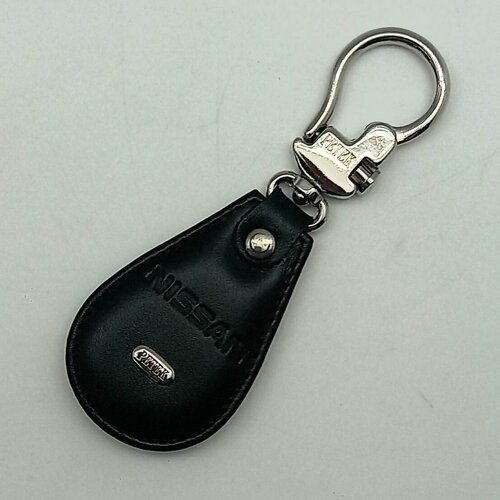 Брелок SOLTAN, гладкая фактура, Nissan, черный