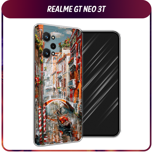 Силиконовый чехол на Realme GT Neo 3T/GT Neo 2 / Реалми GT Neo 3T Нарисованная Венеция