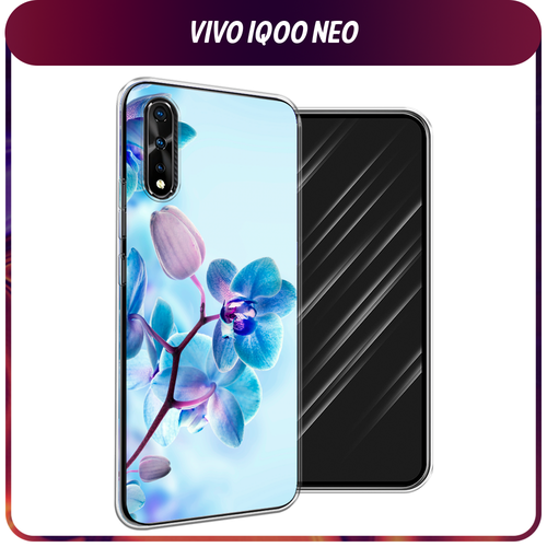 Силиконовый чехол на Vivo iQOO Neo/V17 Neo / Виво iQOO Neo/V17 Neo Голубая орхидея силиконовый чехол на vivo iqoo neo v17 neo виво iqoo neo v17 neo синие ирисы прозрачный