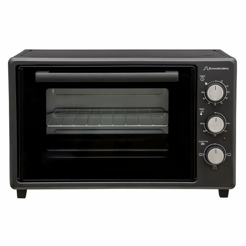 Мини-печь электрическая Schaub Lorenz SLE OS4031 3 режима 40л мощность 14 кВт верхний и нижний нагрев таймер 90 мин автоматическое отключение со звуковым сигналом 599000₽