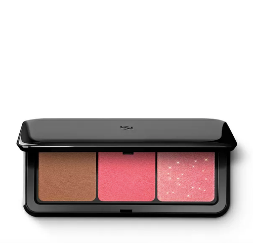 Kiko Milano Палетка румян и бронзеров Multi Finish Trio Blush & Bronzer Palette, 03 Pink