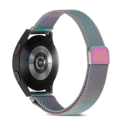 20 мм. Радужный Браслет для часов Oliva Melance магнитная застежка + 2 шпильки быстросъём