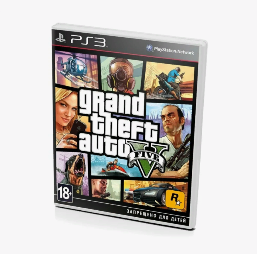 Игра GTA 5 (PS3) Русские субтитры