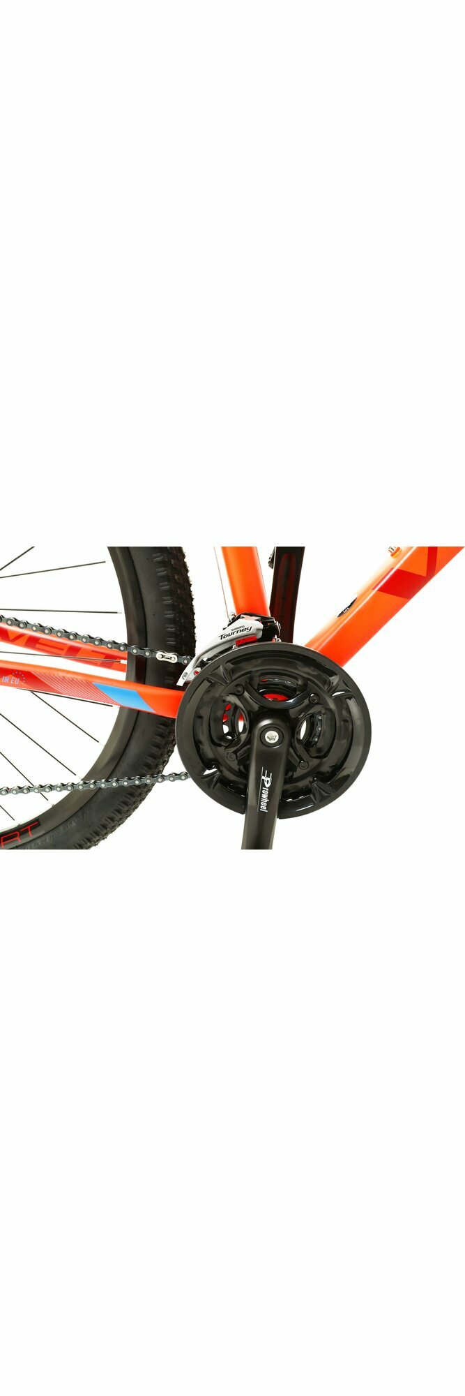 Велосипед горный Welt Ridge 1.0 D 27 (2022) оранжевый - фото №13