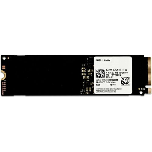 Накопитель SSD Samsung 128Gb PM991 NVMe MZ-VLQ1280 128 Гб M2 2280 w1000r2000 PCI-E x4 213900₽