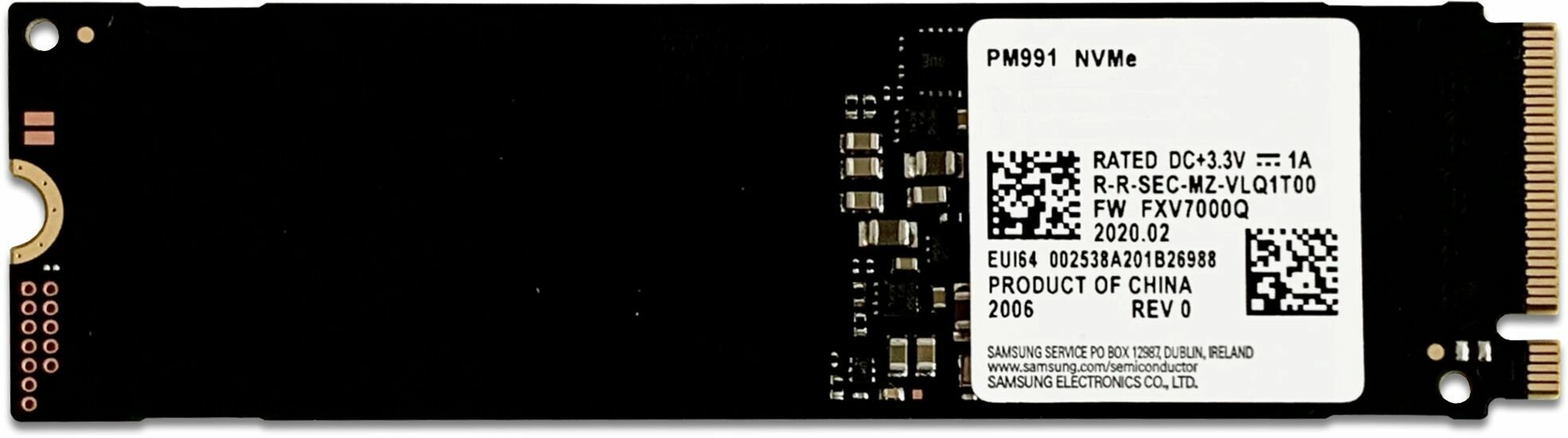 Накопитель SSD Samsung 128Gb PM991 NVMe (MZ-VLQ1280) 128 Гб