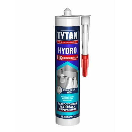Клей монтажный Hydro fix 310 мл TYTAN Professional клей монтажный акриловый hydro fix прозрачный 310 мл
