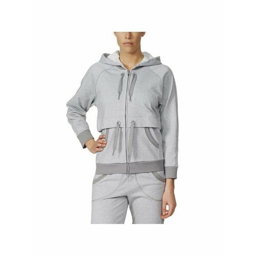 толстовка puma ess elevated hoodie силуэт свободный капюшон размер s бежевый Толстовка adidas, размер S [producenta.mirakl], серый