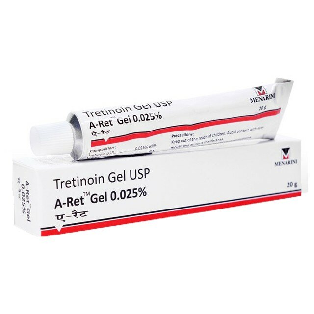 Tretinoin Gel USP 0.025% Menarini (Третиноин Гель 0025%) 20 г.