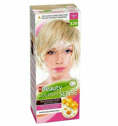 MM Beauty Краска для волос стойкая, оттенок S20 Ледяной Блонд, 125мл