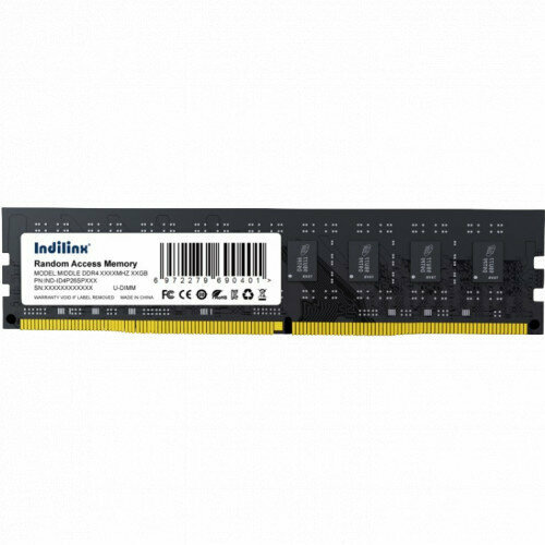 Память 16Gb Indilinx IND-ID4P32SP16X DIMM DDR4 PC25600 3200MHz CL16 12V RTL 410000₽