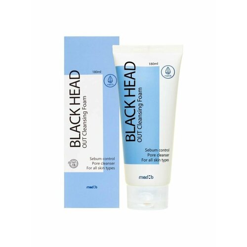 Пенка для умывания против черных точек MED: B Black Head Out Cleansing Foam 180 мл пенка для умывания против черных точек black head out cleansing foam 180мл