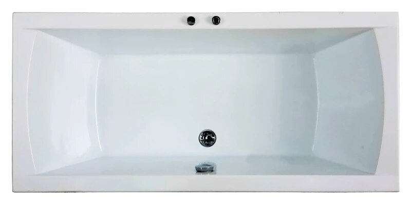 Ванна BAS Индика 170x80 без гидромассажа, акрил, глянцевое покрытие, белый