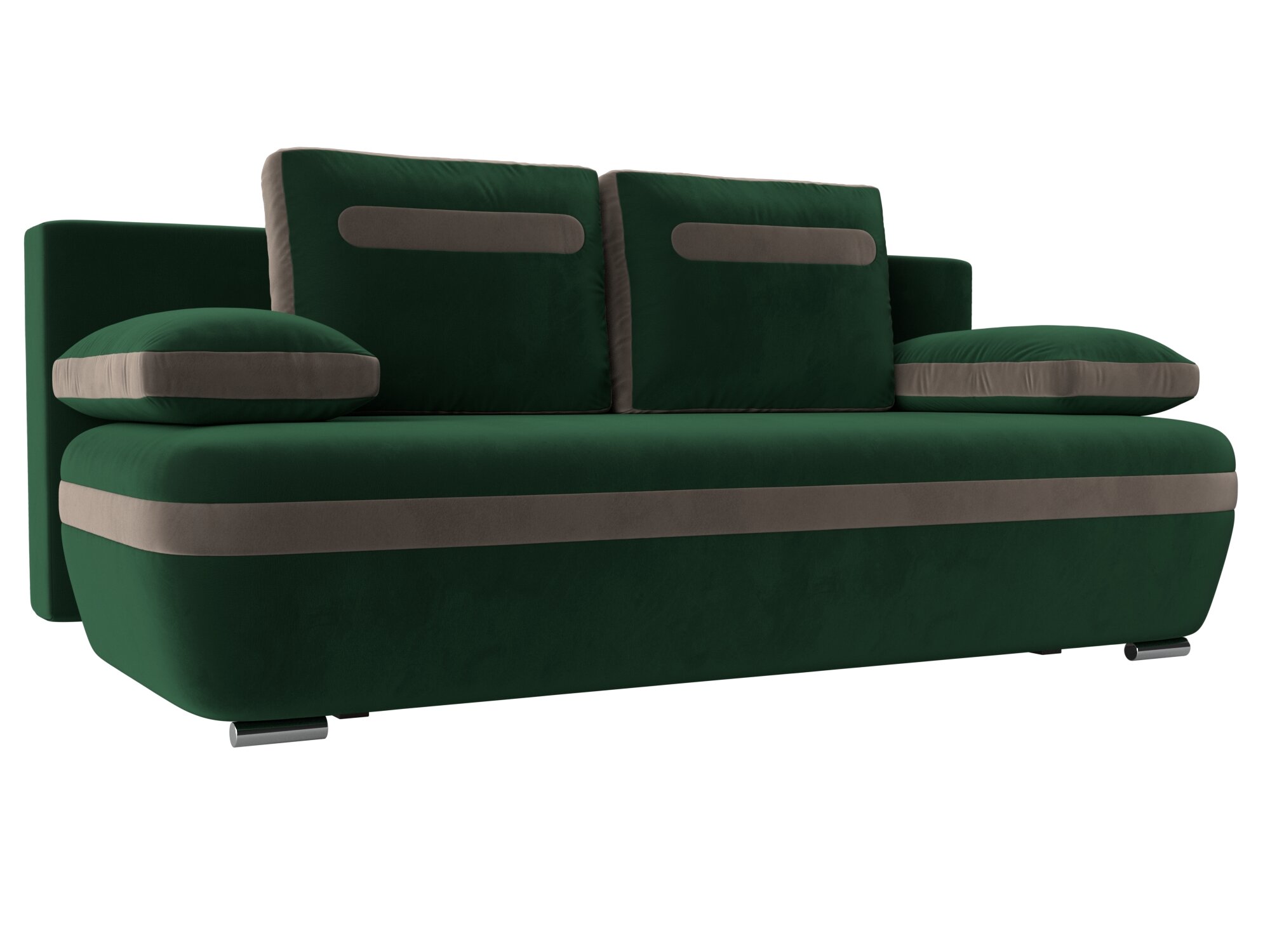 Прямой диван Каир, Велюр, Модель 110631