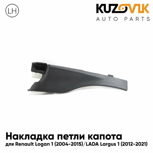 Накладка петли капота правая Renault Logan 1 (2004-2015) / LADA Largus 1 (2012-2021)