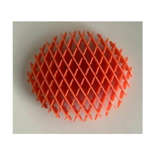 Игрушка-антистресс пластиковый червь Fidget Worm оранжевый 12 см диаметр 197₽