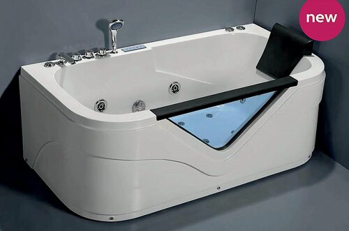 Изображение товара Ванна акриловая Loranto CS-832L 170х85 см, с гидромассажем, левосторонняя