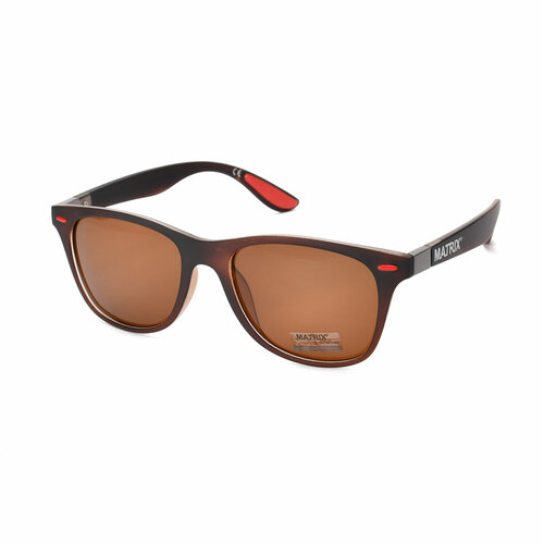 Солнцезащитные очки Matrix Очки солнцезащитные Matrix,футляр, коричневый