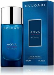 BVLGARI туалетная вода Aqva pour Homme Atlantiqve, 30 мл