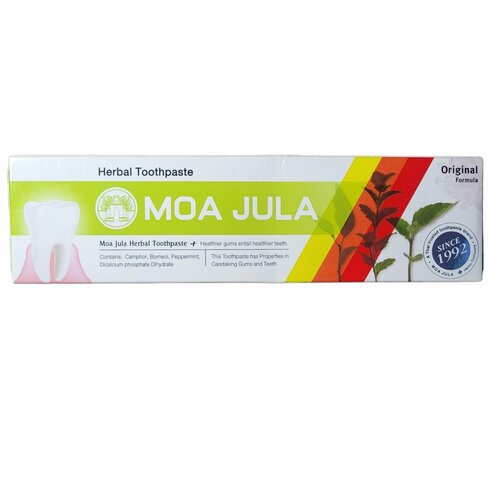 Тайская травяная зубная паста Moa Jula 100гр.