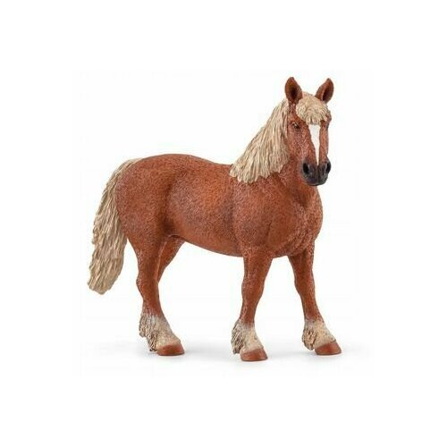 Фигурка коллекционная животное лошадь бельгийская грузовая 13941 Schleich животное бельгийская тяжеловозная кобыла