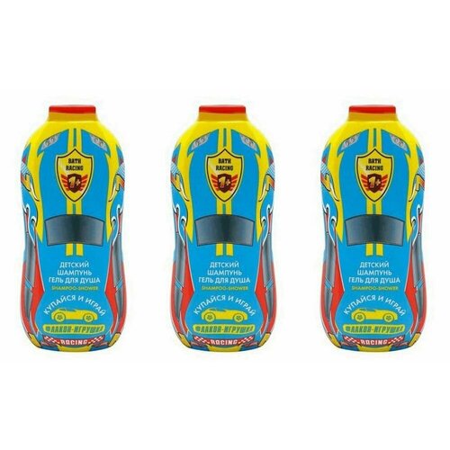 Гонки Детский шампунь-гель, 300 мл, 3 шт