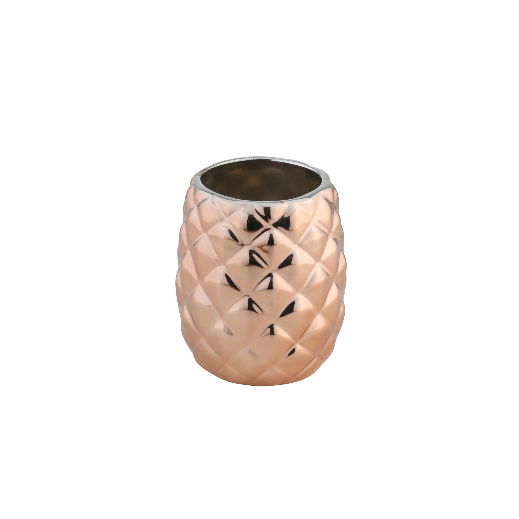 фото Стакан AXENTIA Copper, для ванной комнаты из доломита медного цвета, 9 см, высота 10,5 см.
