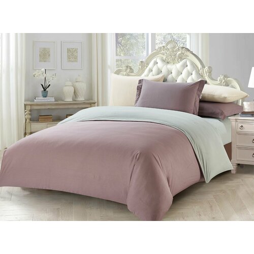 Постельное белье Танго сатин однотонный евро 6400₽