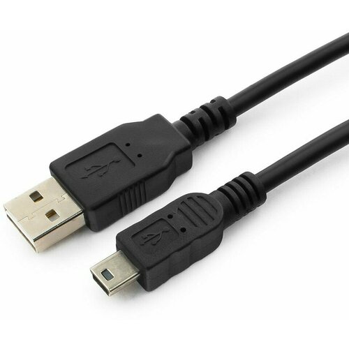 Кабель USB 2.0 A (M) - miniUSB B (M), 1м, Gembird (CC-5PUSB2D-1M)