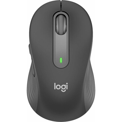 Мышь Logitech M650 графитовый оптическая (4000dpi) беспроводная BT/Radio USB (4but) мышь беспроводная logitech signature m650 графитовый usb bluetooth 910 006253