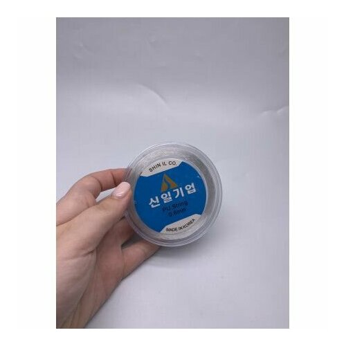 Леска-резинка, Люкс, бесцветная, прозрачная, толщина 0,6 мм, цена за 1 шт