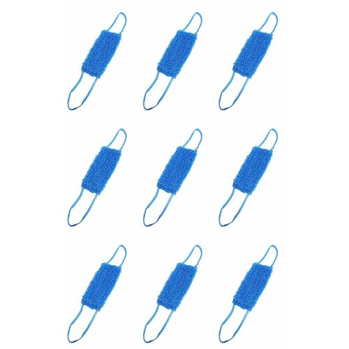 Факел Мочалка банная вязанная Нежность, 150х350 мм, 9 шт