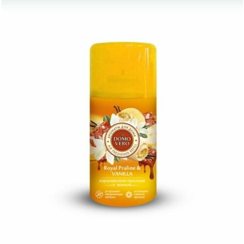 Domovero Освежитель воздуха сменный блок Королевское пралине с ванилью 250 мл