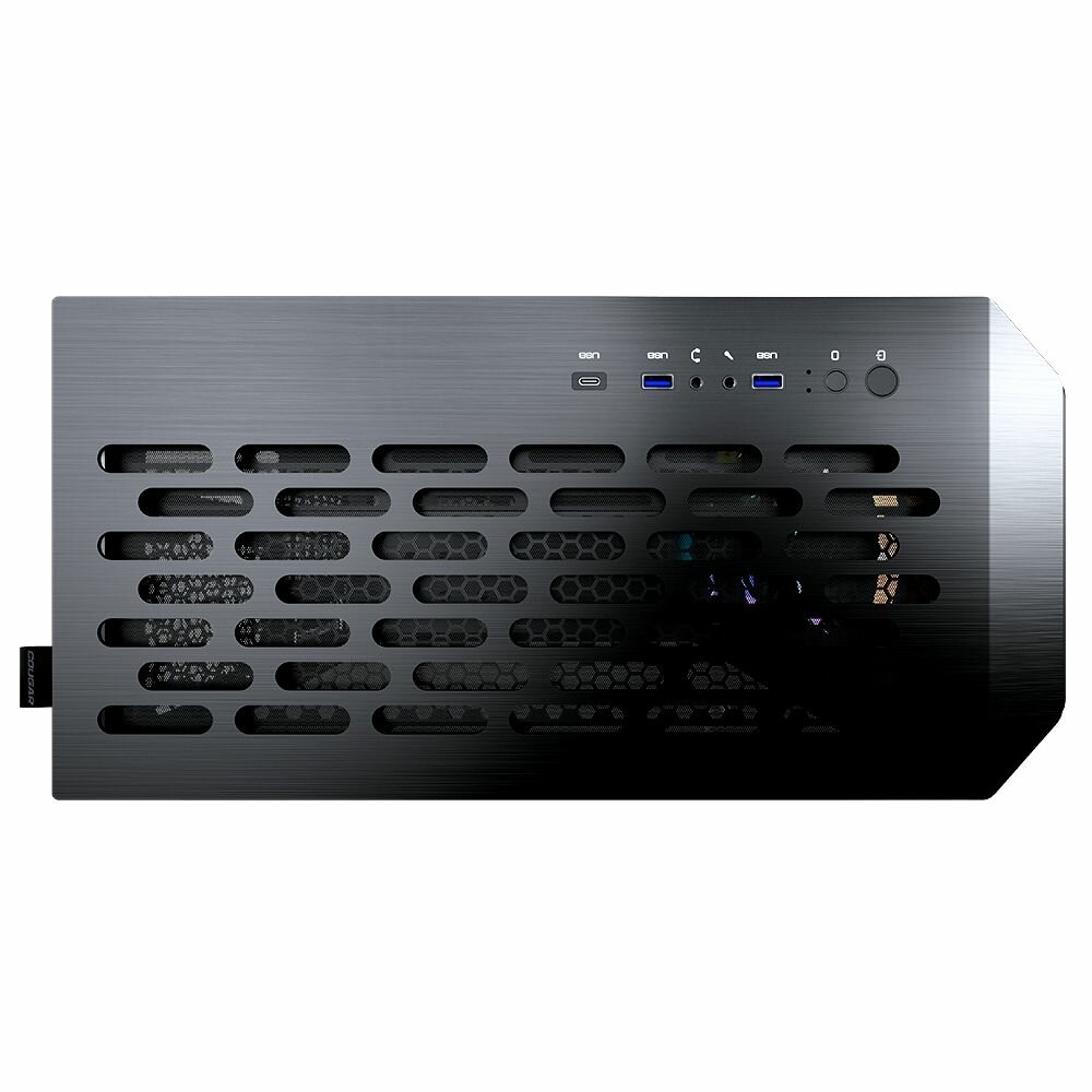 Корпус eATX Cougar черный, без БП, боковая панель из закаленного стекла, USB Type-C, USB 3.0, audio - фото №10