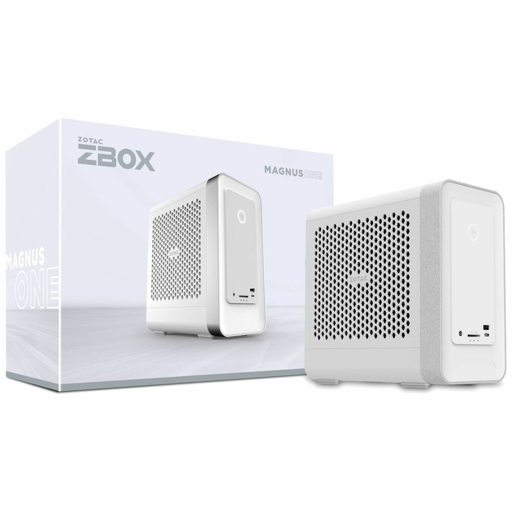 ZOTAC ZBOX, SFF, WHITE, i7-13700, RTX4070,2 DDR5 SODIMM SLOT, M.2 SSD SLOT, 2.5" SATAIII BAY, WIFI, BT 2.5G LAN, GLAN, 3x DP, HDMI, EU+UK PLUG