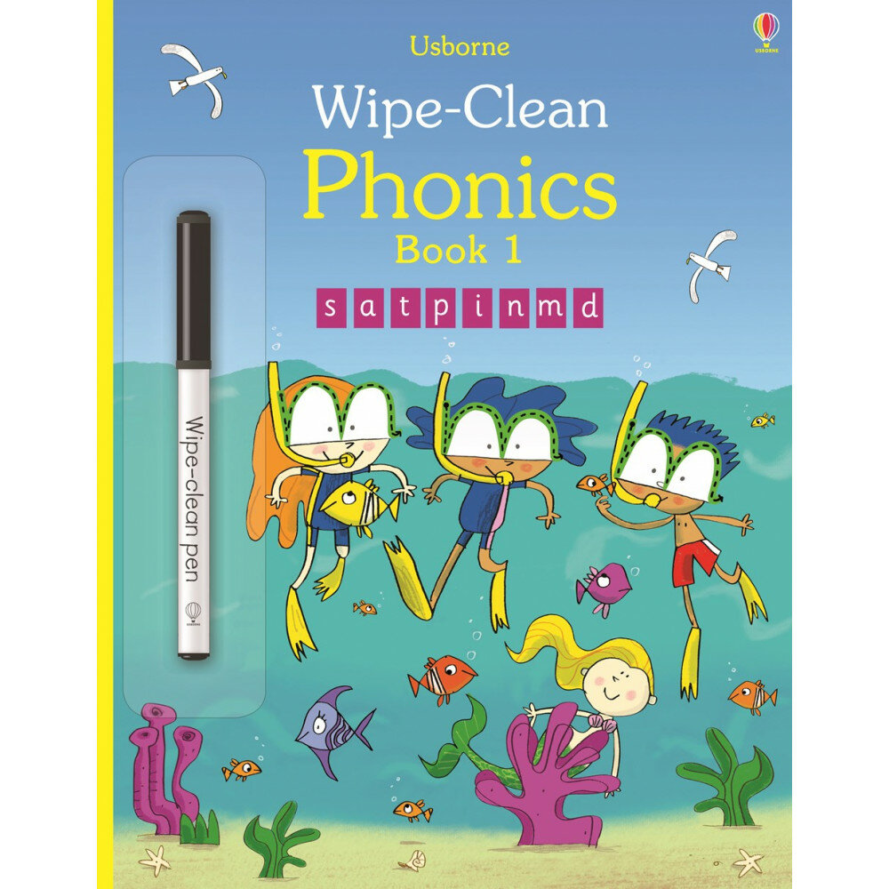 Wipe-Clean Phonics Book 1 (Mairi Mackinnon) - фото №3