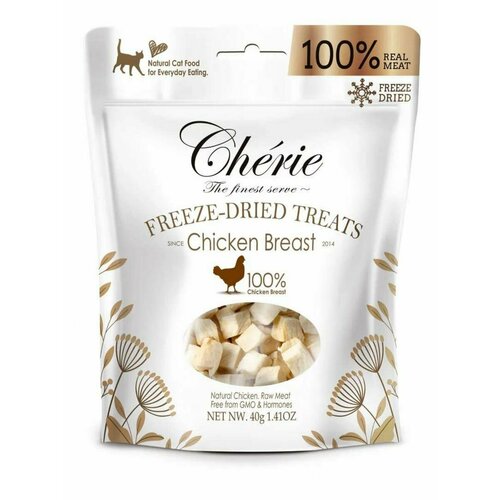 Лакомство для кошек Pettric сублимированная Куриная грудка 40 гр 462₽