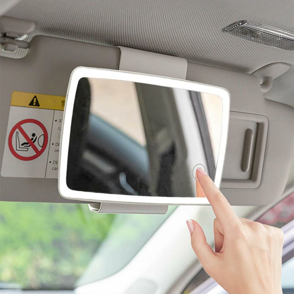 Автомобильное Зеркало-козырек зеркало заднего вида защита от солнца долговечное автомобильное внутреннее зеркало перезаряжаемое