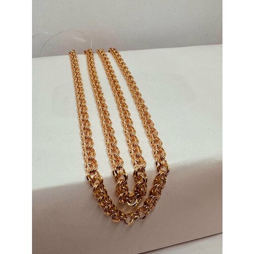 Цепь Костромской цепевязальный завод, красное золото, 585 проба, длина 50 см, средний вес 6.78 г