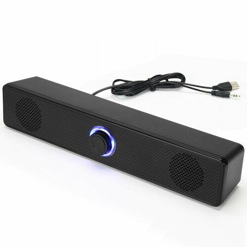 Колонка проводная Mini Soundbar 350T с выходом AUX 35 мм USB 94000₽