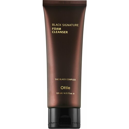 OTTIE Очищающая пенка для лица Black Signature Foam Cleanser очищающая пенка для лица ottie black signature foam cleanser 120 мл