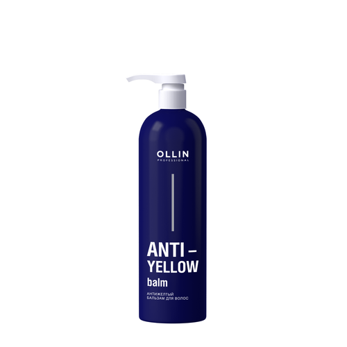 Бальзам для волос OLLIN оттеночный ANTI-YELLOW, 500 мл антижелтый шампунь для волос ollin professional anti yellow 500 мл