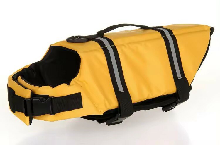 Спасательный жилет для собак, размер (М), жилет для плавания, плавательный жилет для купания собаки
