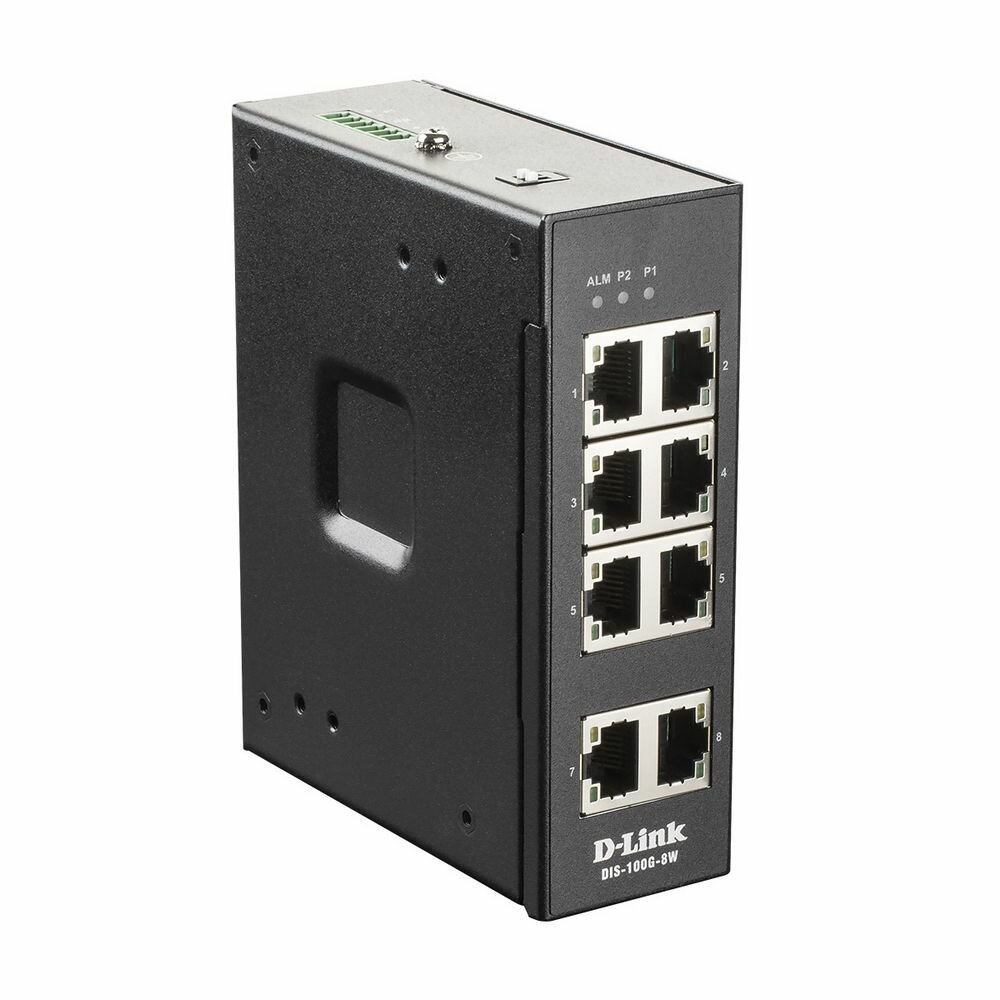 Коммутатор D-Link DIS-100G-8W/A1A 8G неуправляемый